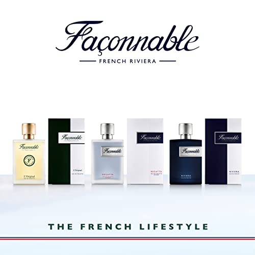 Façonnable - Riviera 90ml (3 Fl Oz) - Eau de Parfum for Men - Woody & Aromatic Scents