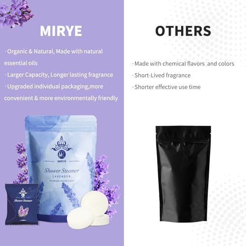 Shower Steamers, 18 Pack XL Lavender Shower Bath Bombs Aromatherapy with Essential Oils, Self Care Gifts for Women Wife, Unique Gifts for Dad、Mother and Wife