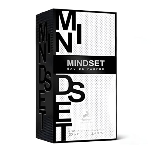 Maison Alhambra Mindset – Citrus, Gourmand, Floral, Amber – Eau de Parfum Spray Long-Lasting Fragrance for Unisex, 3.4 Ounce / 100 ml