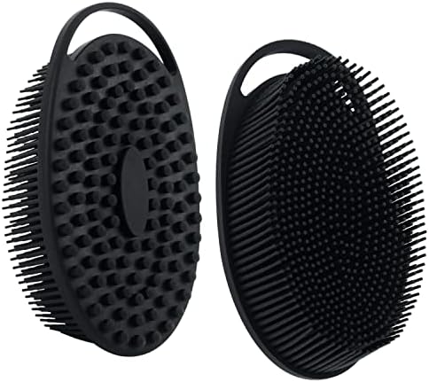 Silicone Body Wash Scrubber/Loofah, Exfoliating Body Scrub Brush for Use in Shower, Mens Women, Gifts for Dad