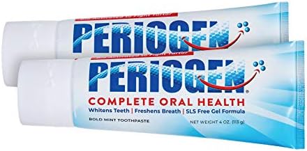 Periogen Toothpaste - Super Cleaning Plaque & Tartar Control Formula - SLS Free- 2-Pack