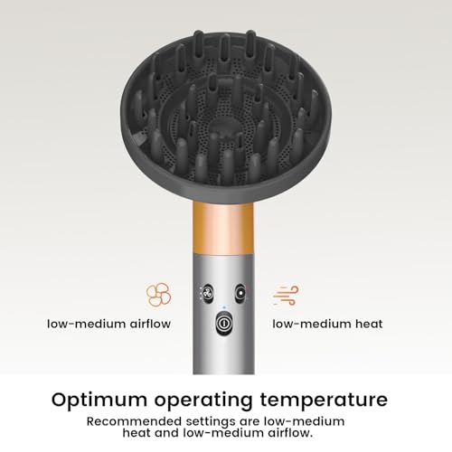 Upgraded Diffuser for Dyson Airwrap, Nozzle for All Models of Dyson Curling Iron, Diffuser Nozzle Attachment