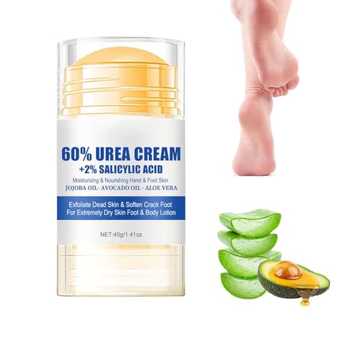 Hydrating and Anti-Cracking Foot Cream, 2025 Moisturising and Relieves Cracking and Dryness Foot Cream, Hand and Foot Repair Cream for Women & Men Callused, Feet, Knee, Elbow, Hand (White-1PC, #01)