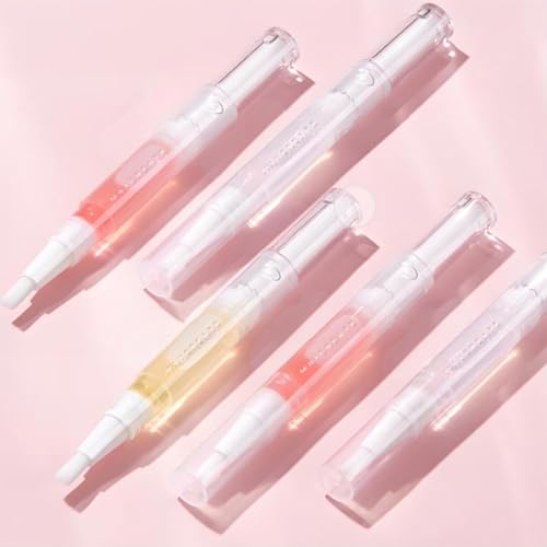Nail 𝐆𝐫𝐨𝐰𝐭𝐡 Pen, 𝐒𝐭𝐞𝐦 𝐂𝐞𝐥𝐥 Nail 𝐆𝐫𝐨𝐰𝐭𝐡 Pen, Cuticle Oil for Nails - Strengthen Brittle Nails, Promote Fast-growth, Portable Pen for Healthy NailS (3pcs)