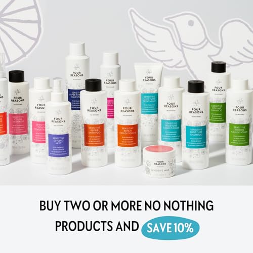 No Nothing Moisturizing Shampoo - Fragrance Free for Dry Hair and Sensitive Scalp - Hydrating, Hypoallergenic, Vegan, Paraben Free and Clear - 10.15oz