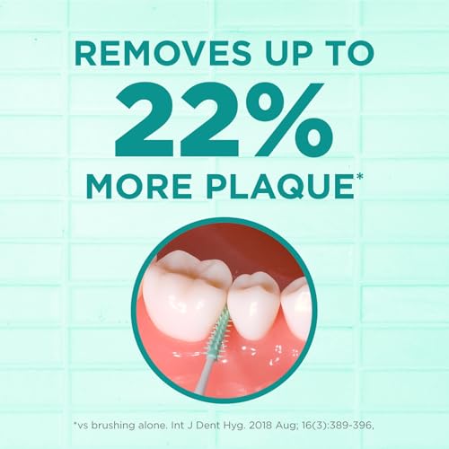 GUM Soft-Picks Original, Easy to Use Dental Picks for Teeth Cleaning and Gum Health, Disposable Interdental Brushes with Convenient Carry Case, Dentist Recommended Dental Picks, 50ct (6pk)