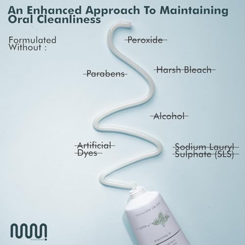 MasterMedi Nano Hydroxyapatite Toothpaste – Fluoride Free, SLS Free, for Sensitive Teeth, Whitening, Enamel Remineralization, Magic Mint, Dentist Recommended, 4 oz (Pack of 2)