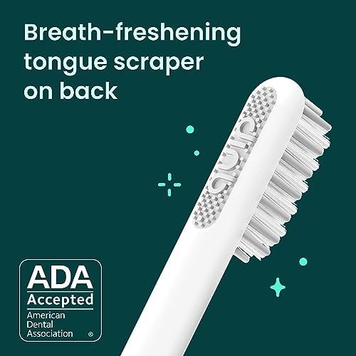quip Sonic Toothbrush Replacement Heads for Adults - 3 Pack - Verified quip Standard Brush Head Refills for Electric Toothbrushes - Soft Bristles, Compact & Flexible - Last 3 Months Each