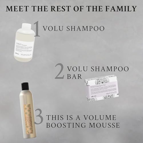 Davines VOLU Hair Mist, Leave-On Primer To Add Volume To Limp Hair, Add Weightless Softness and Shine, 8.45 Fl Oz