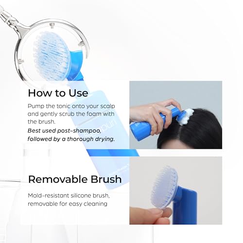 Scalpy Anti Dandruff Bubble Treatment Tonic | for both Men & Women | Itchy Scalp Treatment with Salicylic Acid, Menthol, Dexpanthenol | Non-Greasy, Lightweight for Hair loss & Thinning