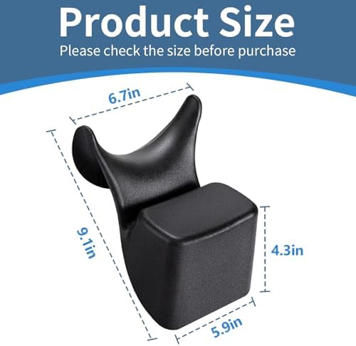 Silicone Shampoo Bowl Neck Cushion - Ergonomic Salon Hair Washing Neck Support Pillow, Non-Slip Shampoo Tray Neck Rest for Spa and Salon Basins, Comfortable Hairdressing Sink Accessory for Hair Care