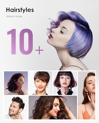 Mini Ceramic Flat Iron 0.7 Inch, Hair Straightener for Short Hair, Curls, Bangs - Adjustable Temperature, Portable Dual Voltage with Travel Pouch for Women, Men