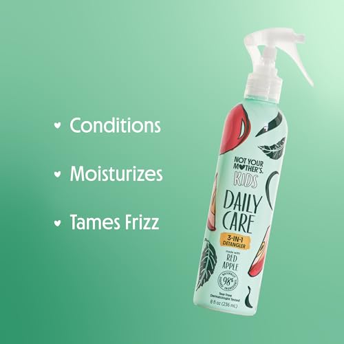 Not Your Mother's Kids Daily Care 2-In-1 Shampoo & Conditioner and 3-In-1 Detangler (2-Pack) - Hair Products for Kids - Ideal for All Hair Types