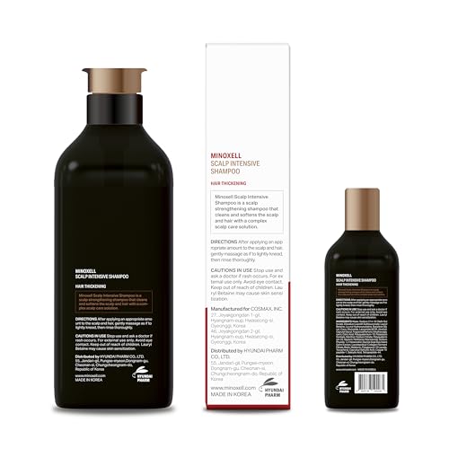 Scalp Intensive Shampoo with Biotin | Korean Shampoo for Hair Loss, Hair Regrowth, Thinning Hair, Volume Boost & Damage Repair (13.52 fl oz)