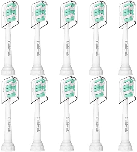 Replacement Toothbrush Heads for Philips Sonicare: Electric Toothbrush Replacement Heads Compatible with Sonicare Plaque Control ProtectiveClean 4100 5100 6100 C2 G2 W2,10 Pack