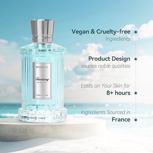 Fantasy EDP Eau de Parfum- Citrus Spicy Unisex Fragrance with Lemon, Bergamot & Ginger | 3.4oz Long-Lasting Spray