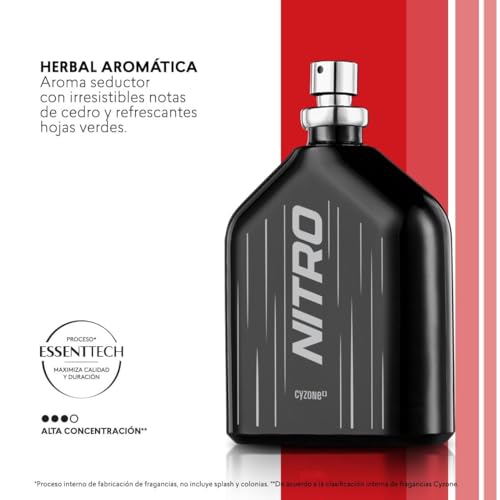 Esika L'Bel Perfume de Hombre Nitro Edición Limitada 100 ml. / 3.4 fl. oz Cyzone
