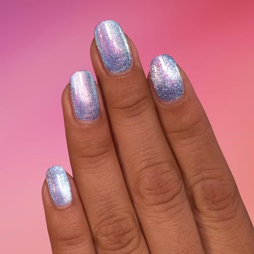 ILNP Skye - Pale Blue Magnetic Shimmer Nail Polish