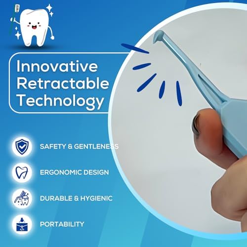 Aligner & Retainer Reusable Remover Tool – Compact, Retractable Tool for Invisalign, Nightguards, Retainers & Veneers – Ergonomic Design for Easy Removal – Ideal for Gifting