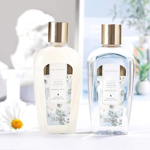 Gift Basket for Women, Spa Luxetique Spa Bath Kit, 12pcs Relaxing Spa Gift Basket with Shower Gel, Bath Salt, Essential Oil, Body Lotion,Christmas Gifts for Mom