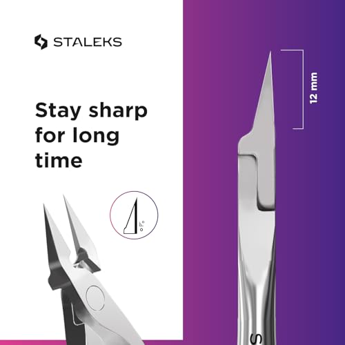 Staleks Pro Nail Nippers EXPERT NE-61-12, Full Jaw, 0.47 Inch (12mm)