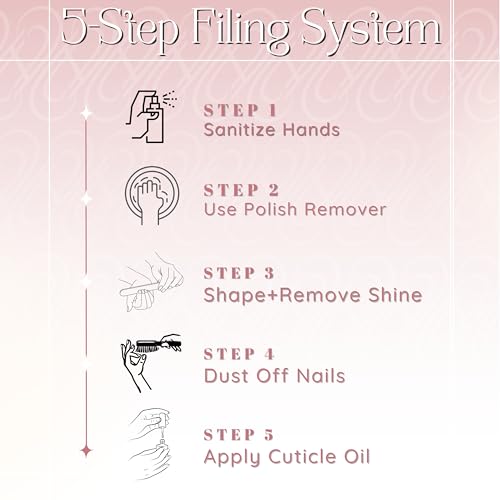 Tammy Taylor Zebra Disposable Nail File with 100/180 Grit for Artificial & Natural Nails - 25 Count Pink Coarse/Medium Grit - Professional Emery Boards for Acrylic, Gel & Nail Art