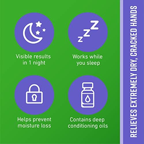 O'Keeffe's Working Hands Night Treatment Hand Cream and Healthy Feet Night Treatment Foot Cream, 7 Ounce Tube