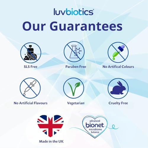 Luv Biotics Mouthwash with Oral Probiotics, Xylitol & Aloe Vera - 500ml
