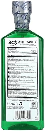 Act Anticavity Fluoride Mouthwash Mint 18 fl oz (Pack of 2)