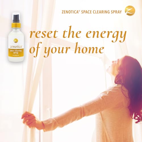 Zenotica® Feng Shui and Space Clearing Spray: Organic, Eco-Friendly, Fair-Trade Essential Oil Blend to Cleanse, Harmonize, Reset, and Restore Serenity and Balance. 2 Fluid Ounces (60ml).