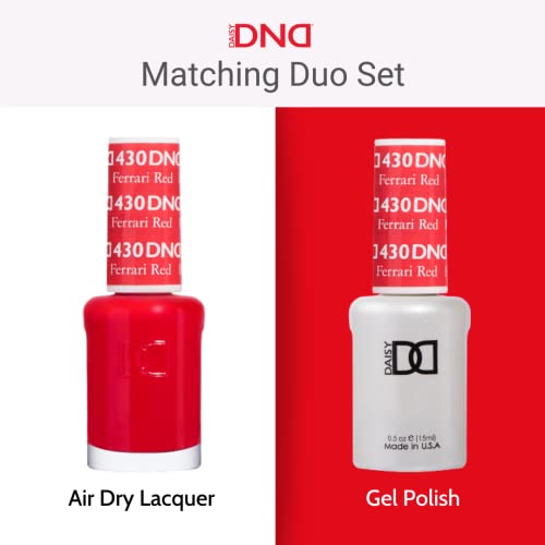 DND Gel Polish Set, Sheer Collection, UV/LED GelPolish and Air Dry Nail Lacquer, Matching Chip-Free Polish Duo, 0.5 Fl Oz Each