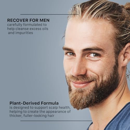 ACTIIV Recover Thickening Shampoo Treatment For Men | Supports the Appearance of Fuller, Healthier-Looking Hair, Supports Scalp Health, Plant-Based, Color-Safe, Vegan,All Hair Types