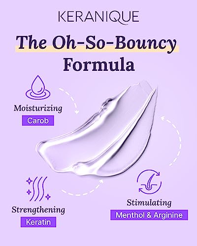 Keranique Volumizing Shampoo - Hair Thickening for Fine & Thinning Hair - Keratin Enriched, Scalp Cleansing, Sulfate-Free, Color-Safe Volume Shampoo