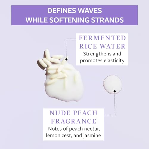 Function of Beauty Wavy Hair Shampoo, 22 oz - Formulated with Fermented Rice Water to Strengthen and Promote Elasticity, Sulfate Free, Customizable Haircare