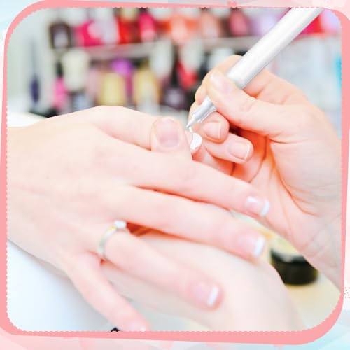 French Manicure Kit Include 2 Pcs French Manicure Pen 0.12 Ounce White Tip Pen 111 Count Tip Nail Stickers Strips Tool for Women DIY Pedicure Nails Kit
