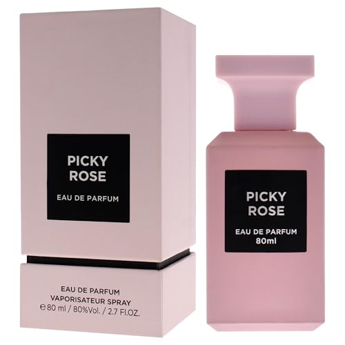 Fragrance World - Picky Rose EDP 80ml Perfumes for Women | Amber Vanilla Fragrance for Women Exclusive I Luxury Niche Perfume Made in UAE