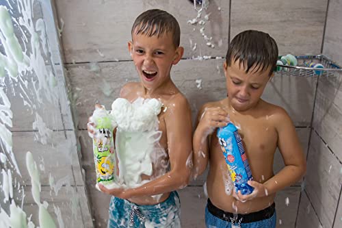 FOZZI'S New Foam Soap Aerosol for Kids,Punchy Purple (Grape),Yippie Yellow (Tropical), Oustanding Orange (Citrus) 11.04 oz Pack of 3