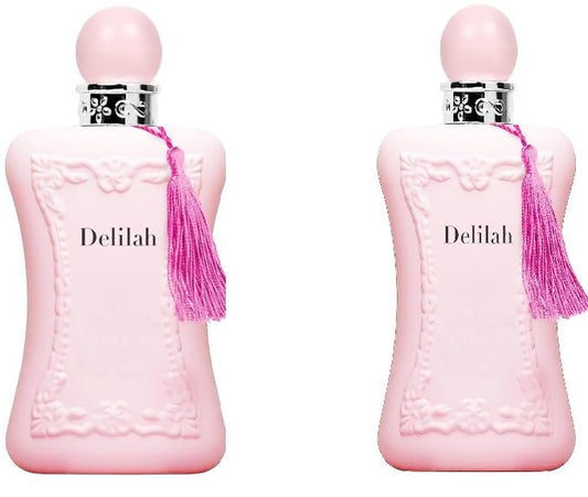 Pack of 2- Delilah Perfume for Women Long Lasting Fragrance Eau de Parfum Floral & Sweet Women's Perfume Daily Used 3.4 Fluid Ounce