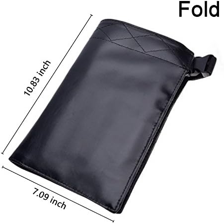 Comicfs Makeup Brush Bag A1 Professional Cosmetic Holder 28 Pockets Organizer Apron with Artist Belt Strap/Belt Light Weight Large (14.76 x 10.83 inch)