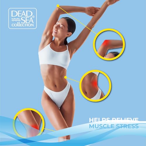 Dead Sea Collection Bath Salts with Lavender – Pure Dead Sea Salt and Lavender Oil - Nourishing Soothing and Relaxing Skin and Muscle – 34.2 Oz