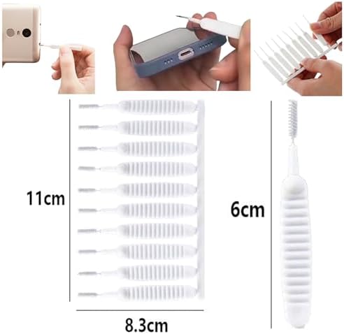 Gap Hole Anti-Clogging Cleaning Brush, 2025 Upgrade Shower Head Brush Shower Head Cleaning Brush Shower Head Cleaner Tool Multifunctional Shower Head Cleaning Brushes for Household Bathroom (10Pack)