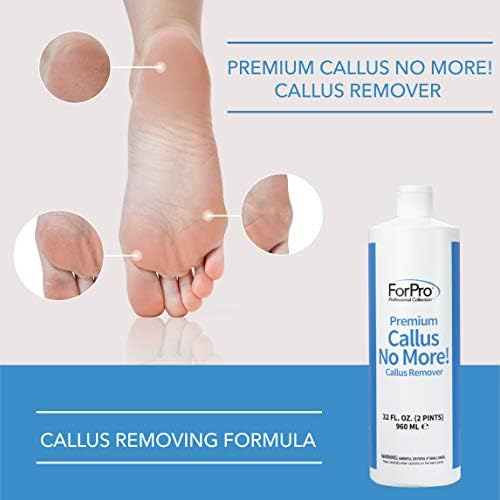 ForPro Professional Collection Premium Callus No More! Callus Remover, Fast-Acting Callus Removing Formula, 32 oz.