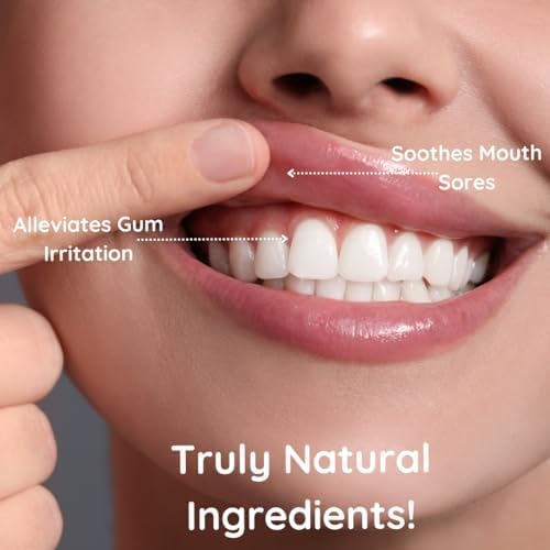 Dental Herb Company - PerioSpot Mouth Sore and Gum Care Gel - Soothes and relieves discomfort from Canker sores and Gum Irritation (.5 oz.)