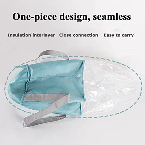 Portable Thermal Insulation Multifunctional Foldable Foot Soaking Bath Bucket Birthday Gift with Lid Home Travel Outdoor Camping Foot Soaking Spa Bucket, 7.4 US GAL,Blue