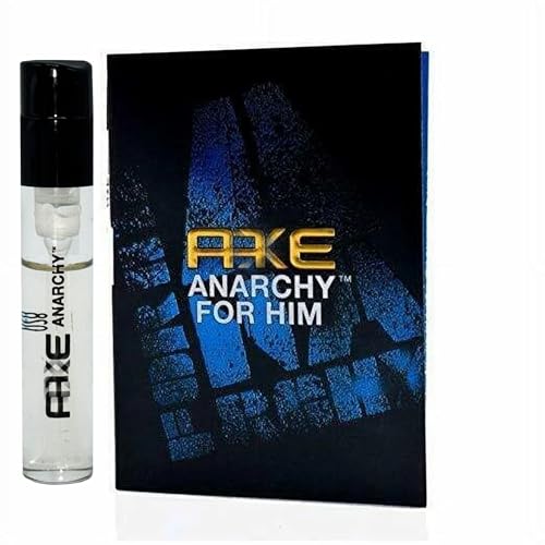 Anarchy Body Spray Sampler, Bulk 24 Pack Cologne Samples for Men, Trial Size Eau De Toilette Pump Spray Sample Fragrance, Carded Giftable Packaging for Hygiene Packages, Travel Size .05 fl oz Each