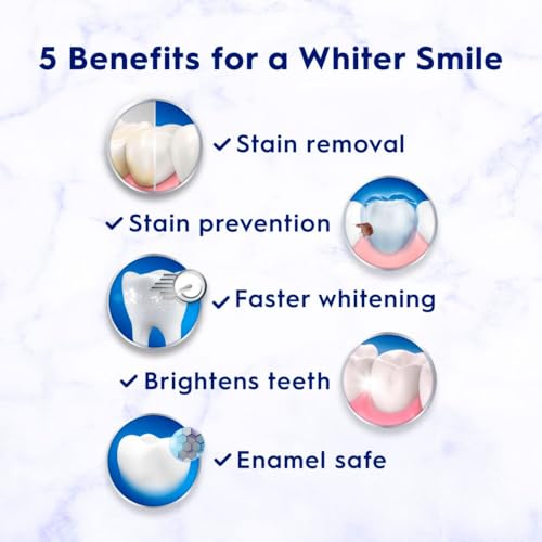 Crest 3D White Brilliance Luminous Purple Teeth Whitening Toothpaste, 4.6 oz Pack of 3, Anticavity Fluoride Toothpaste, Fights 100% More Surface Stains, 24 Hour Active Stain Prevention