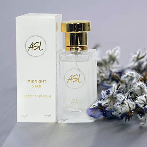 ASL Midnight Star Eau de Parfum Perfume for Men & Women – 50ml Unisex Perfume Spray with Long Lasting Sweet, Sensual Fragrance – Women & Men’s Fragrances