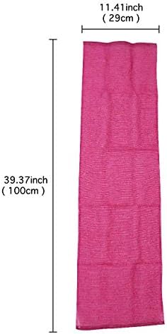Extra Rough, Exfoliating Washcloth [Made in Japan] Exfoliating Towel Special Texture Makes Fluffy Foam Lather, Back Scrubber, Dead Skin Cell Remover [Loofah for Women and Men] (RD)