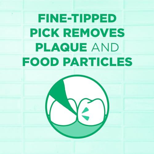 GUM Professional Clean Floss Picks - Extra Strong Shred-Resistant Floss, Easy Grip Handle - Dental Flossers for Adults - Fresh Mint Flavor, 90 Count (Pack of 3)