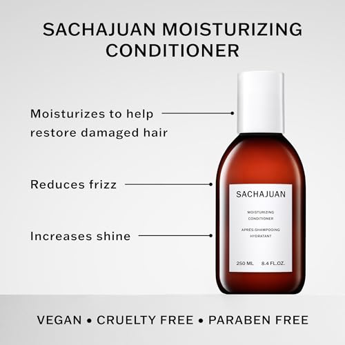 SACHAJUAN Moisturizing Conditioner, Repairs Damaged, Dry Bleached, Colored Hair, Moisture-Rich with Argan Oil
